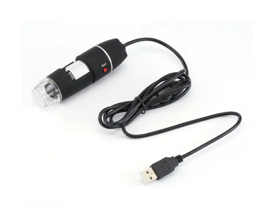 Black Digital Microscope Camera with Magnifier Lens