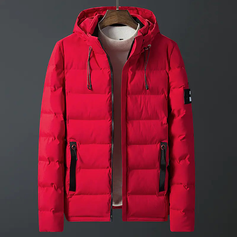 Men's Hooded Winter Jacket - Thick Warm Parka 6XL-7XL