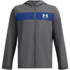 Under Armour Boys Sportstyle Windbreaker (025) Castlerock/Tech Blue/White X-Small
