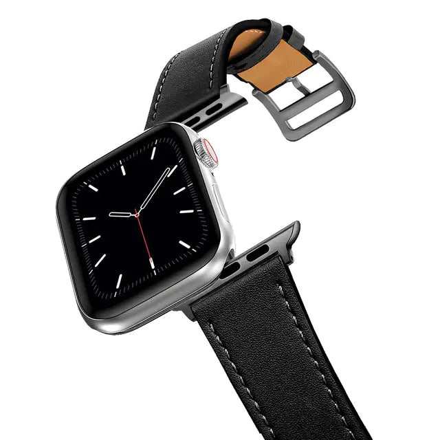 Apple Watch 9 Hermes Leather Band for iWatch 8