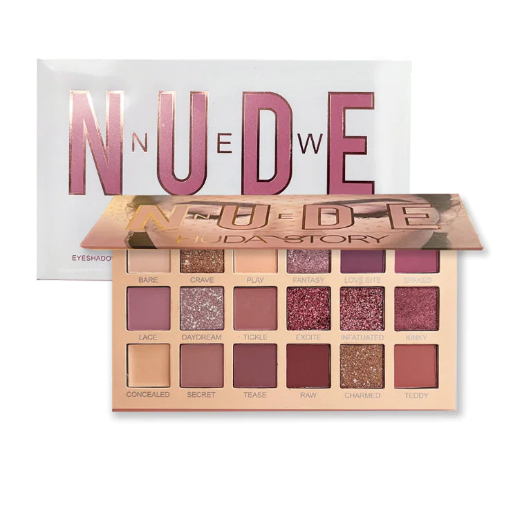 Desert Rose Eyeshadow Palette - 18 Earthy Shades