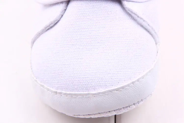 Baby Shoes with Heart Stickers - Toddler Walking Shoes