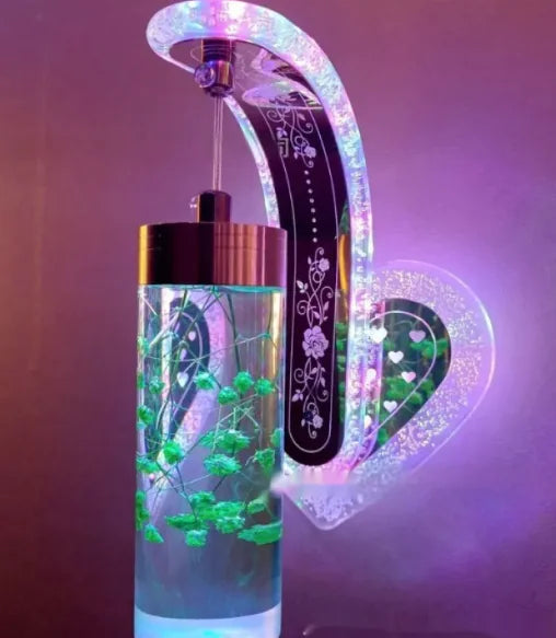 Oval Acrylic Crystal Hanging Wall Lamp