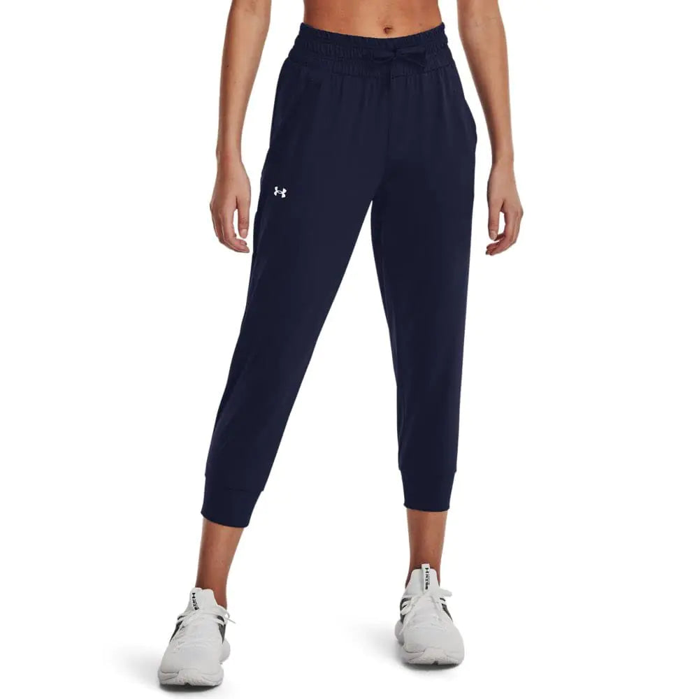 Under Armour Womens HeatGear Armour Capri Midnight Navy (410)/White X-Small Tall