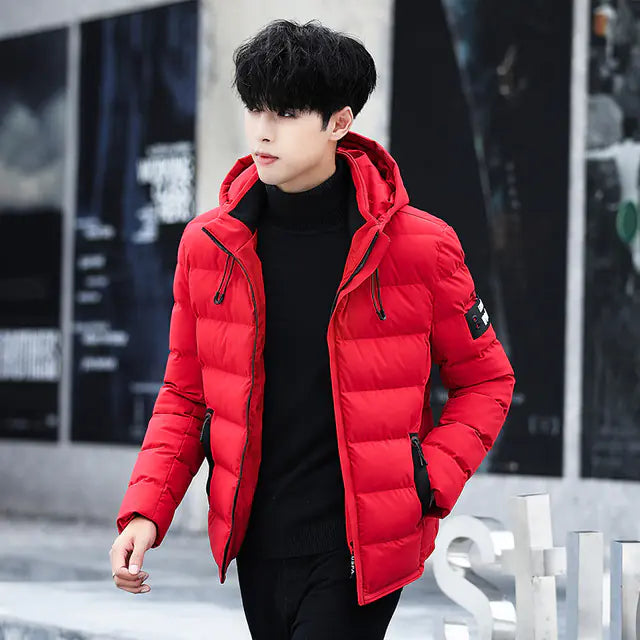 Men's Hooded Winter Jacket - Thick Warm Parka 6XL-7XL