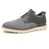 Mens Casual Dress Sneakers Comfortable Walking Breeze Shoes Lightweight Knit Leisure Oxford Business Shoes with Soft SoleGrey10
