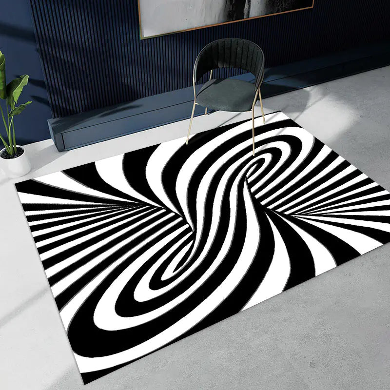 3D Glare Effect Pattern Carpet for Living Room & Bedroom
