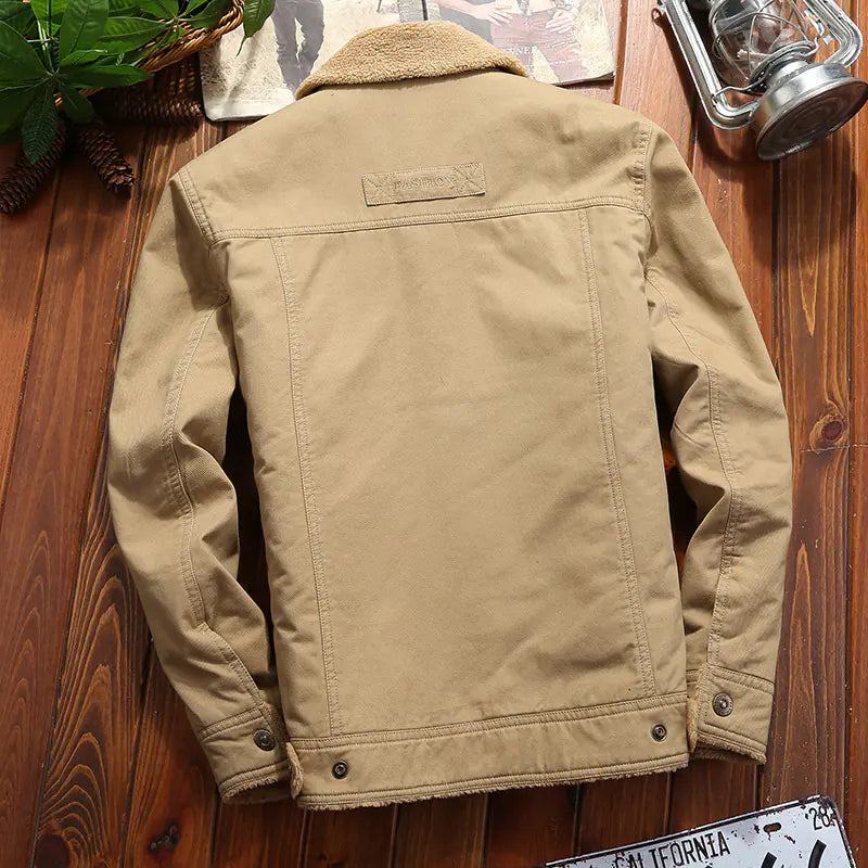 2024 Men's Cotton Padded Winter Parka Jacket