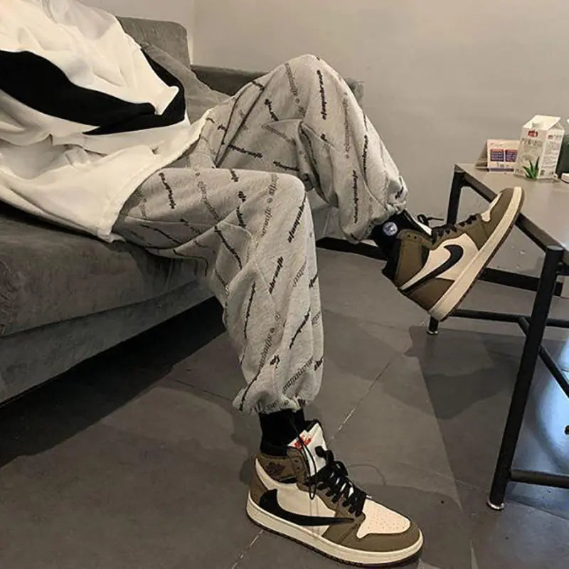 Tide Brand Men’s Floral Print Casual Loose Pants