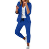 Luhylyana Business Casual Outfits for Women Plus Size Pants Suit Dressy Womens 2 Piece Formal Work Wear Office Dress Blazer