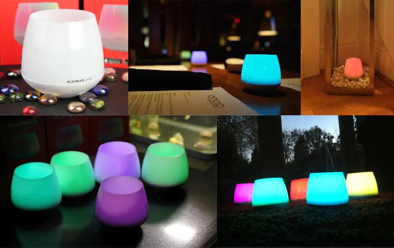 Color-Changing LED Candle and Aromatherapy Lamp