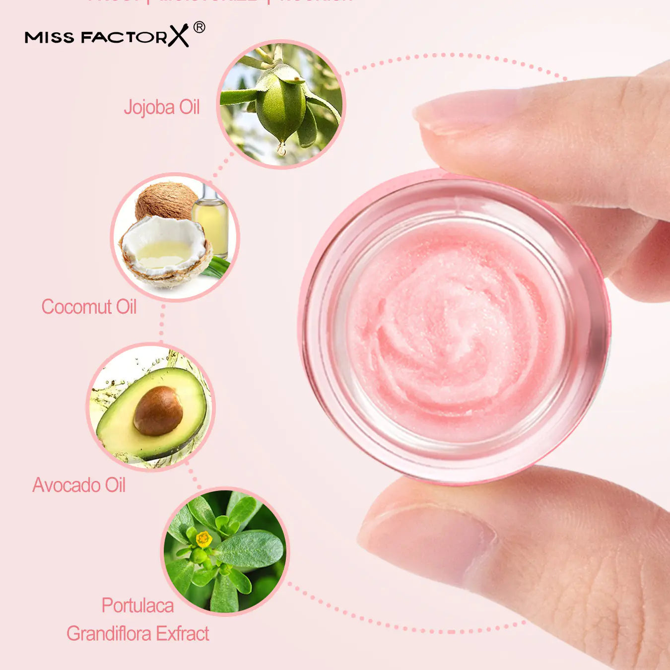 Gentle Lip Scrub for Nourishing and Smoothing Lips 20g