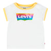 Levis Baby Girls Graphic T-Shirt White Rainbow 6/9M