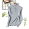 Turtleneck Sweater for Women - Slim Fit Knit Top