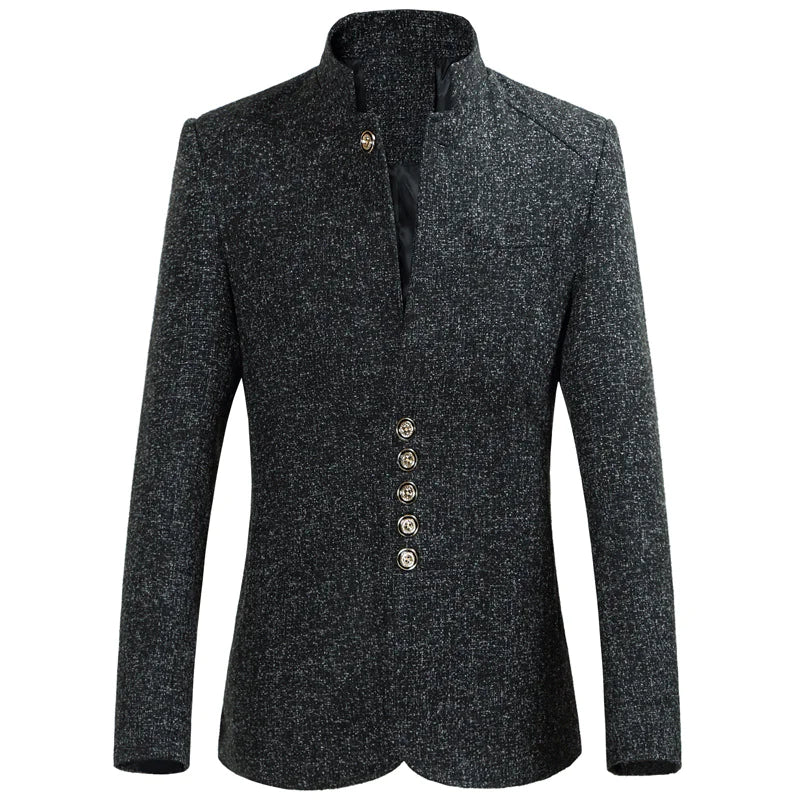 Men's Casual Slim-Fit Blazer Jacket - British Style