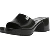 Steve Madden Womens Harlin Heeled Sandal Black 7