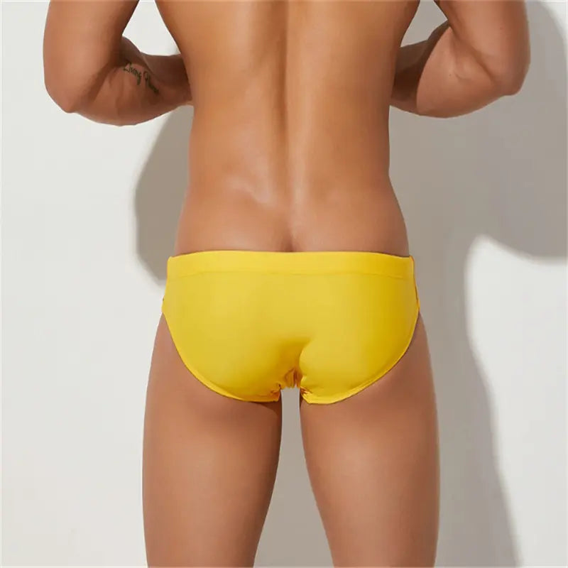 Men's Sexy Quick Dry Low Waist Cartoon Swim Trunks