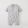 Baby Unisex 100% Cotton Knitting Romper With Hollow-Out Rabbit Design In Summer Outfit