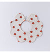 Adorable Simple Pattern Cotton Snap-on Flowers Shaped Bib