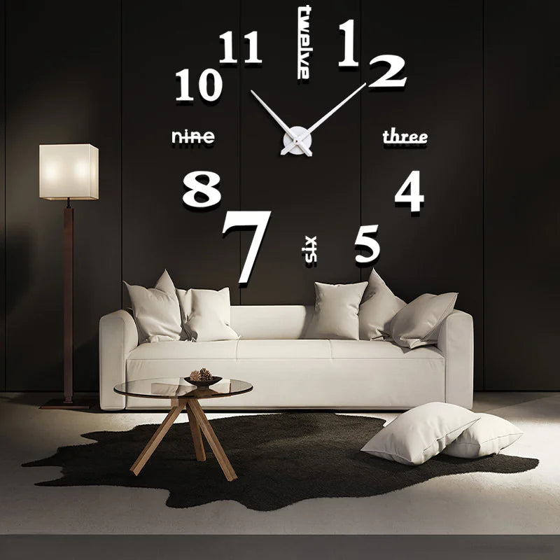 Creative Acrylic Mirror Wall Clock