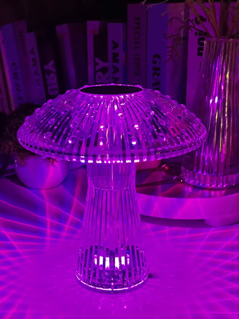 16-Color Touch Remote Control USB Crystal Table Lamp