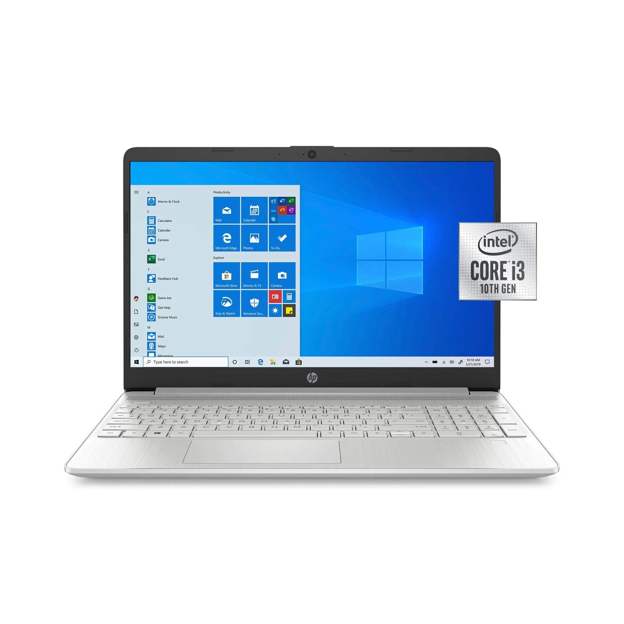 hp tuners HP 15.6"" HD Laptop Notebook Computer Intel 10th Gen Dual-Core i3-1005G1(Up to 3.4GHz) 16GB DDR4 RAM 256GB PCIe SSD Webcam Bluetooth Wi-Fi HDMI Type-C Windows 10 S Silver