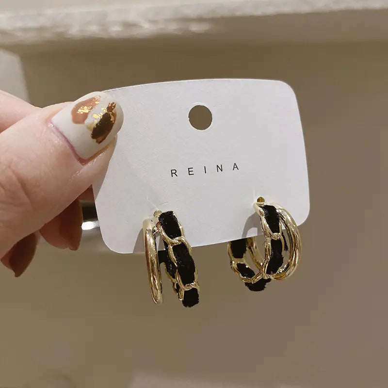 Silver Needle French Baroque Pearl Flower Tassel Earrings