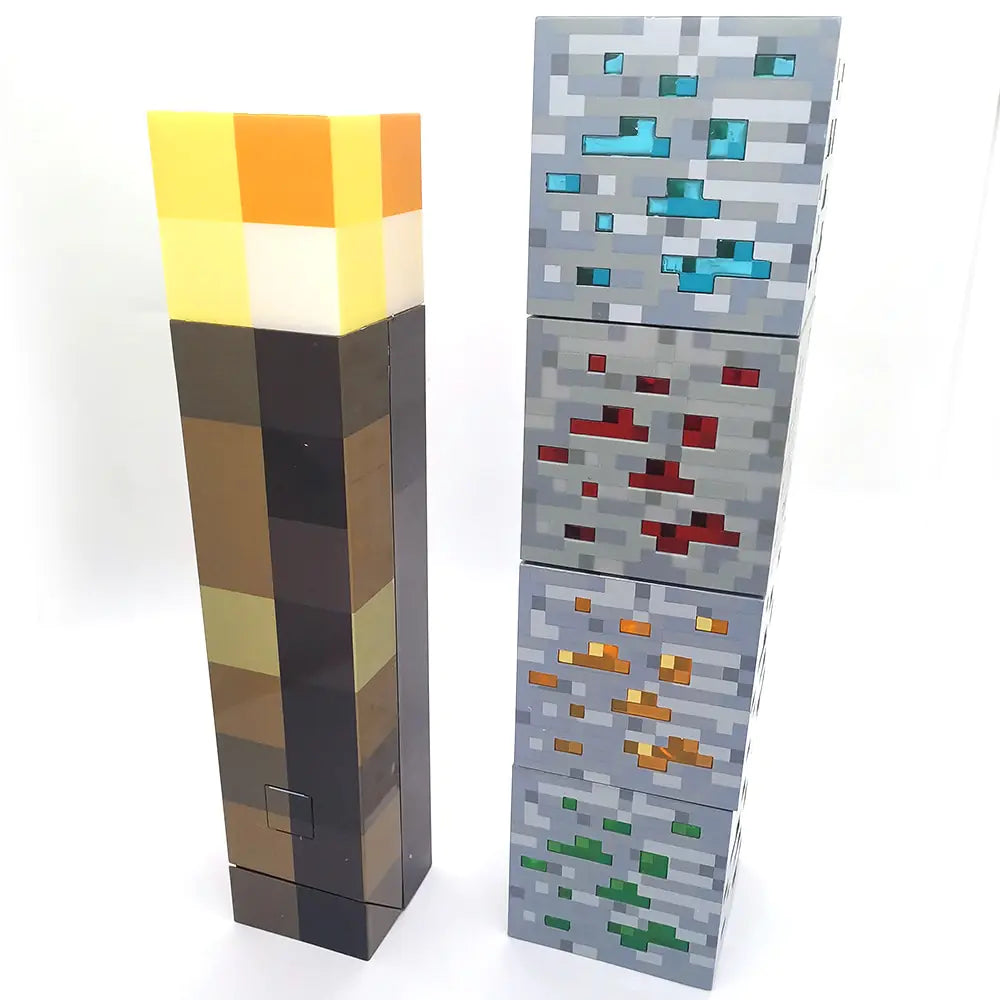 Minecraft Color Changing Sword Pickaxe Toy Lamp