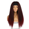 Yaki Chemical Fiber Wig with Hair Band Headgear