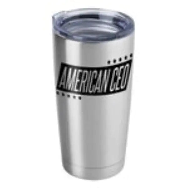 10 Stars American CEO 20oz Insulated Vacuum Sealed Tumbler