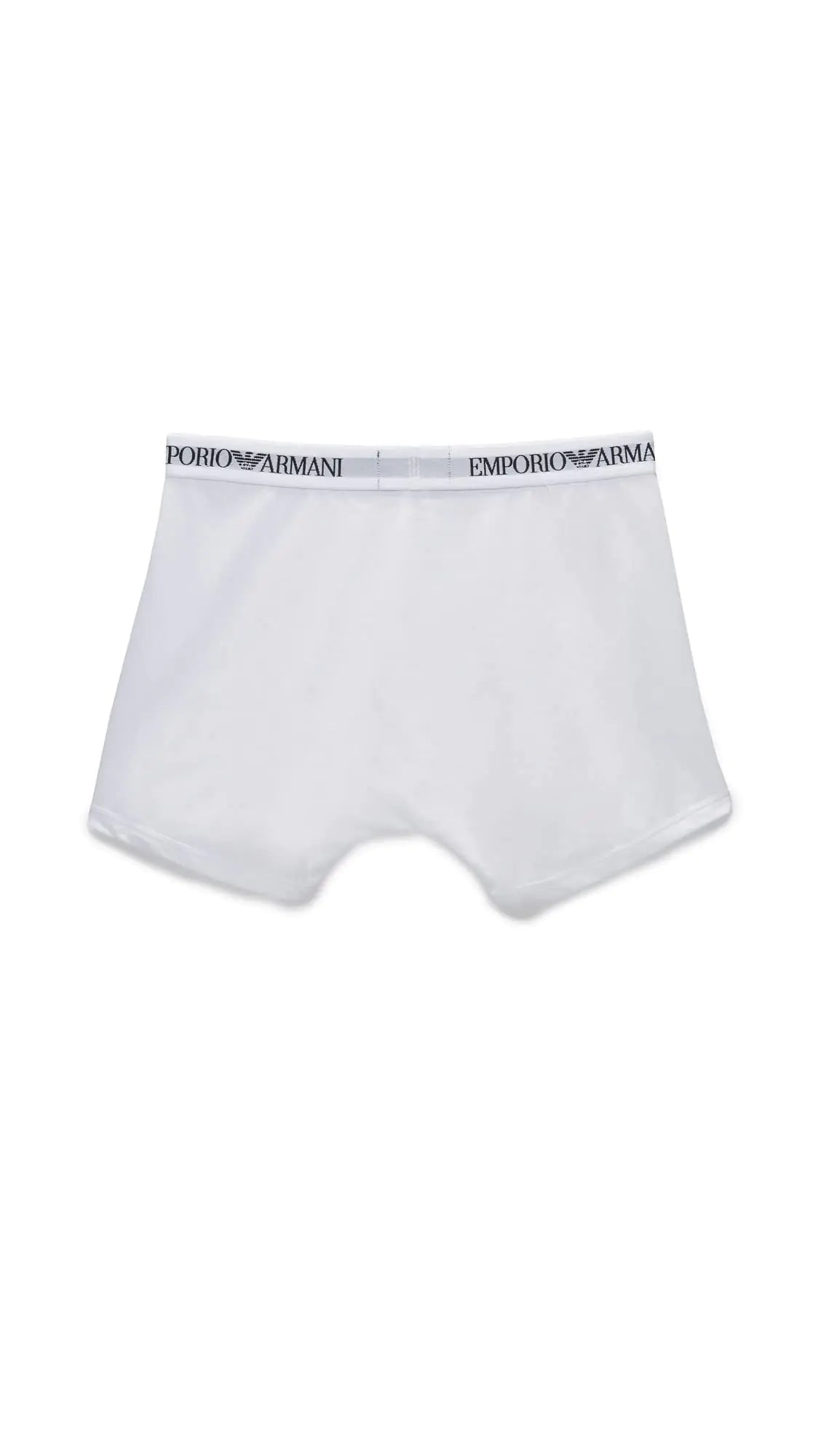 Emporio Armani Mens Cotton Boxer Briefs White Small