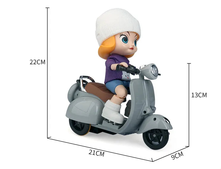 Electric Motorcycle Hamster Toy