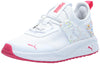 PUMA Pacer 23 Alternative Closure Sneaker White Pink 12 US Unisex Little Kid