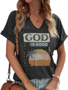 Christian Shirts Tees for Women/Jesus Faith T-Shirt/Bible Verse Shirt/Inspirational Graphic Tee Short Sleeve Tops(Daky Grey-E XX-Large)