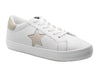 Steve Madden Womens Starling Sneaker Light Taupe/White 8