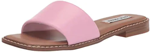 Steve Madden Womens Sandra Sandal Pink Leather 9.5