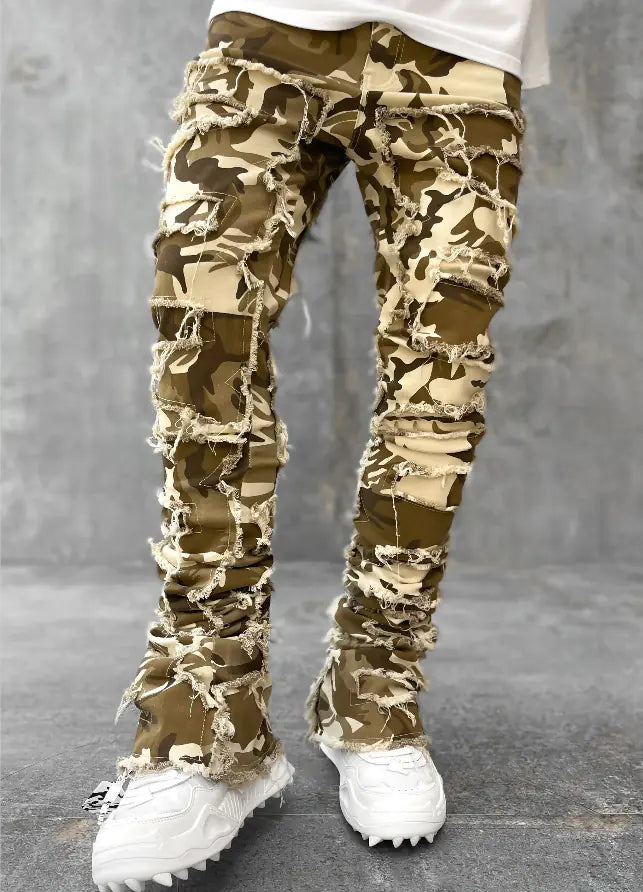 Trendy Men's Stretchy Straight Leg Denim Jeans