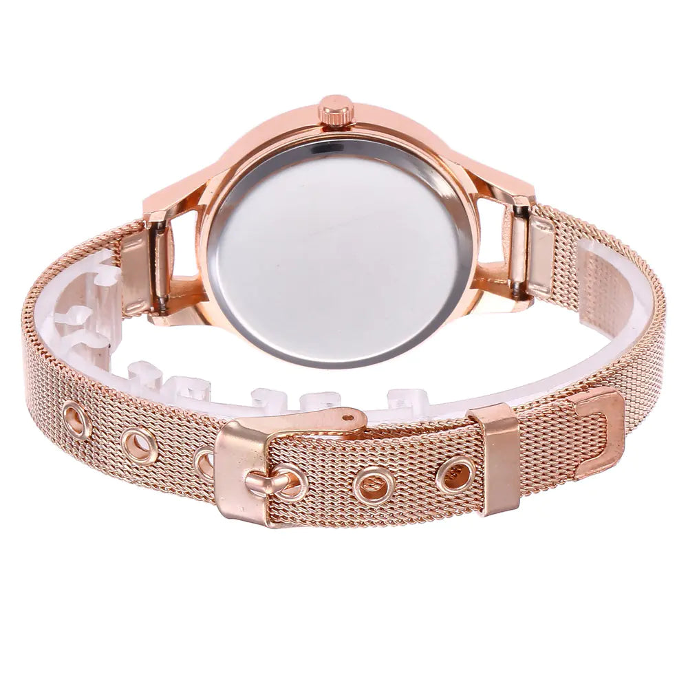 Women's Alloy Watch with Roman Numerals - MBIEO Quartz