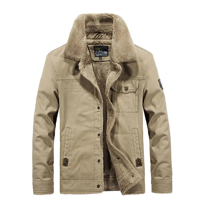 2024 Men's Cotton Padded Winter Parka Jacket