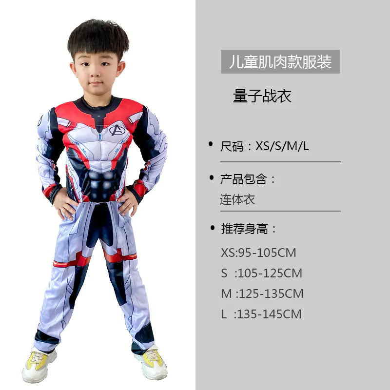 Cosplay Costume Set: Captain America, Hulk, Iron Man, Batman, Spider-Man, Flash
