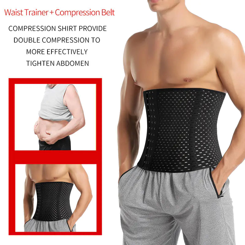 Men's Slimming Waist Trainer Corset for Tummy Control