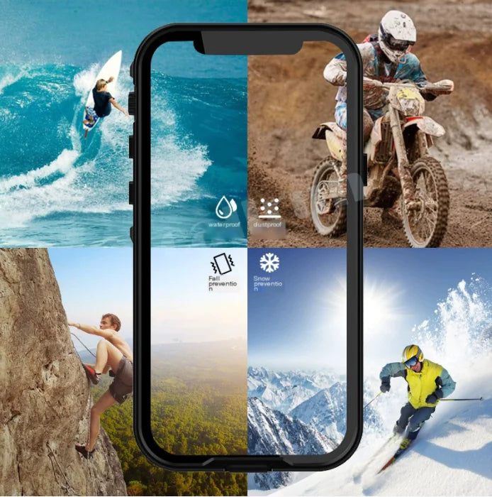 Waterproof Phone Case for iPhone 14/13 Pro Max/12