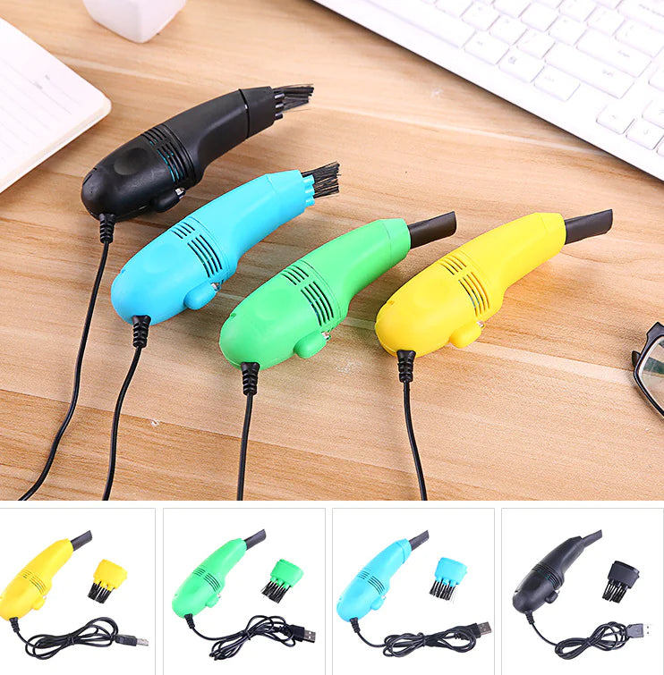 Mini Handheld Vacuum Cleaner with Keyboard Brush
