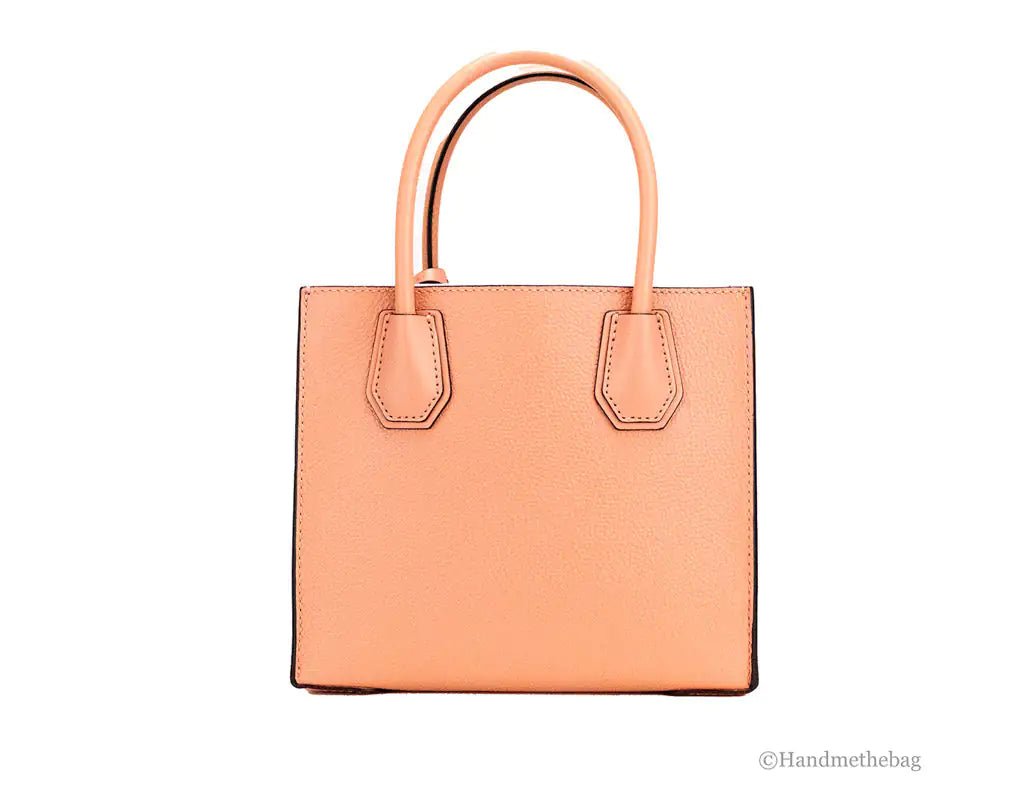 Michael Kors Mercer Medium Sherbet Leather Messenger Crossbody Bag