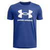Under Armour Boys Sportstyle Logo Short-Sleeve T-Shirt (432) Tech Blue / / White Small