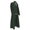 Men's Long Sleeve Stand Collar Button Coat