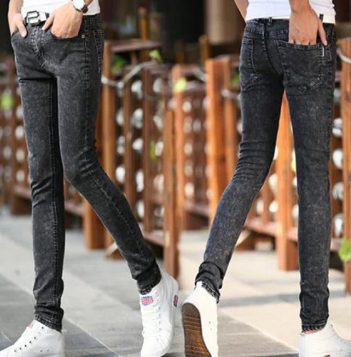 Trendy Men's Stretch Slim Fit Korean Style Jeans