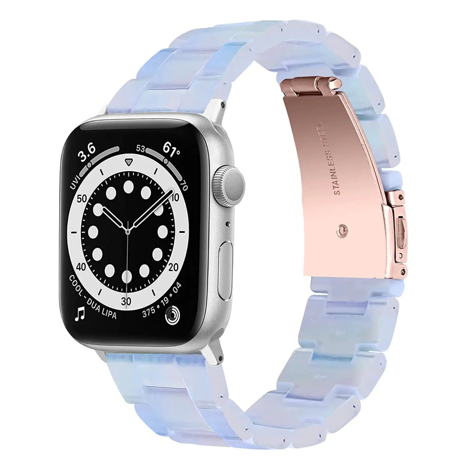 Multicolor Resin Band for Apple Watch Series SE