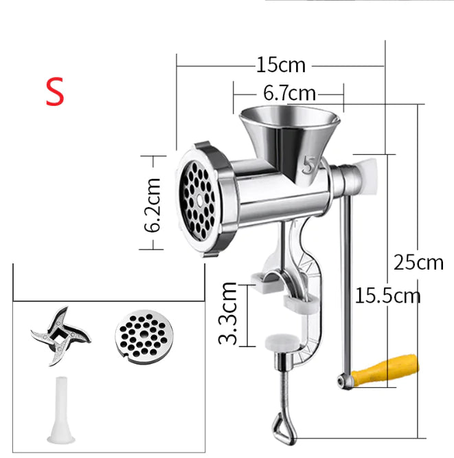 Manual Sausage Stuffer and Meat Grinder Machine 12#