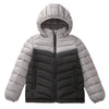 EIGIOO Boys Girls Toddlers Lightweight Hooded Puffer Jacket Kids Winter Coat Warm Comfy Outerwear